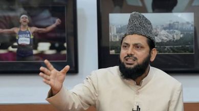 Lok Sabha MP from Rampur, Mohibbullah Nadvi during an interview with PTI