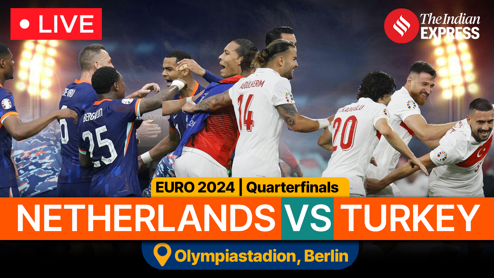 Netherlands vs Turkey, EURO 2024 Live Score: NED and TUR lock horns for last semifinal spot, Stating lineups named | Football News