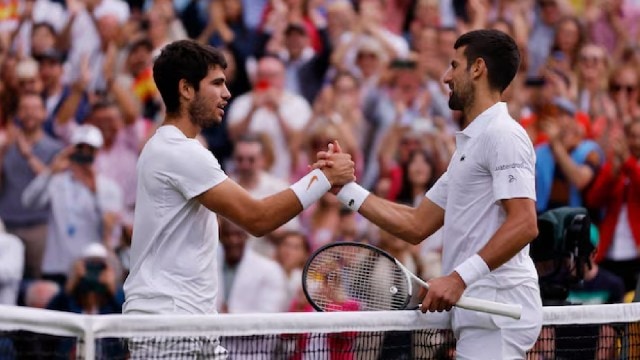 Djokovic was beaten for the first time in five years by Alcaraz in the Wimbledon final in 2023. (REUTERS)