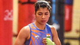 Paris Oympics: Nikhat, India’s best boxing medal hope at the Games, was drawn into a group of some of the best boxers in her weight category and will have to fight five highly competitive matches. (PTI)