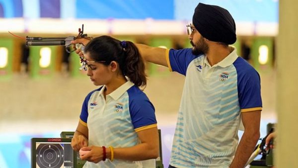 Paris Olympics: Manu Bhaker and Sarabjot Singh claimed the bronze medal in the 10m air pistol mixed event.