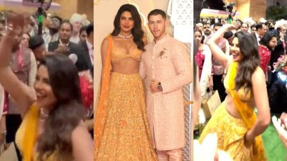 Priyanka Chopra 'steals the vibe' with her desi dance moves at Anant Ambani  and Radhika Merchant's wedding. Watch videos | Bollywood News - The Indian  Express