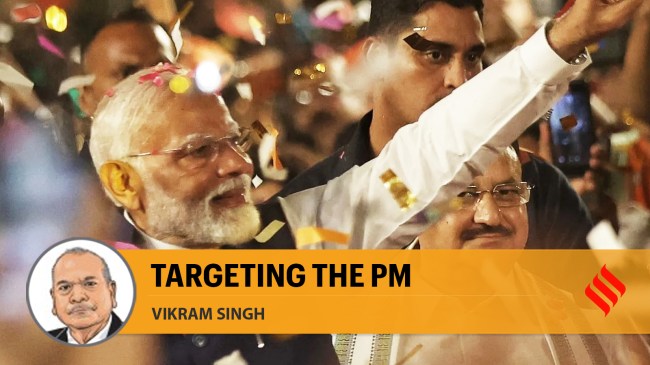 Narendra Modi at the BJP headquarters, Narendra Modi