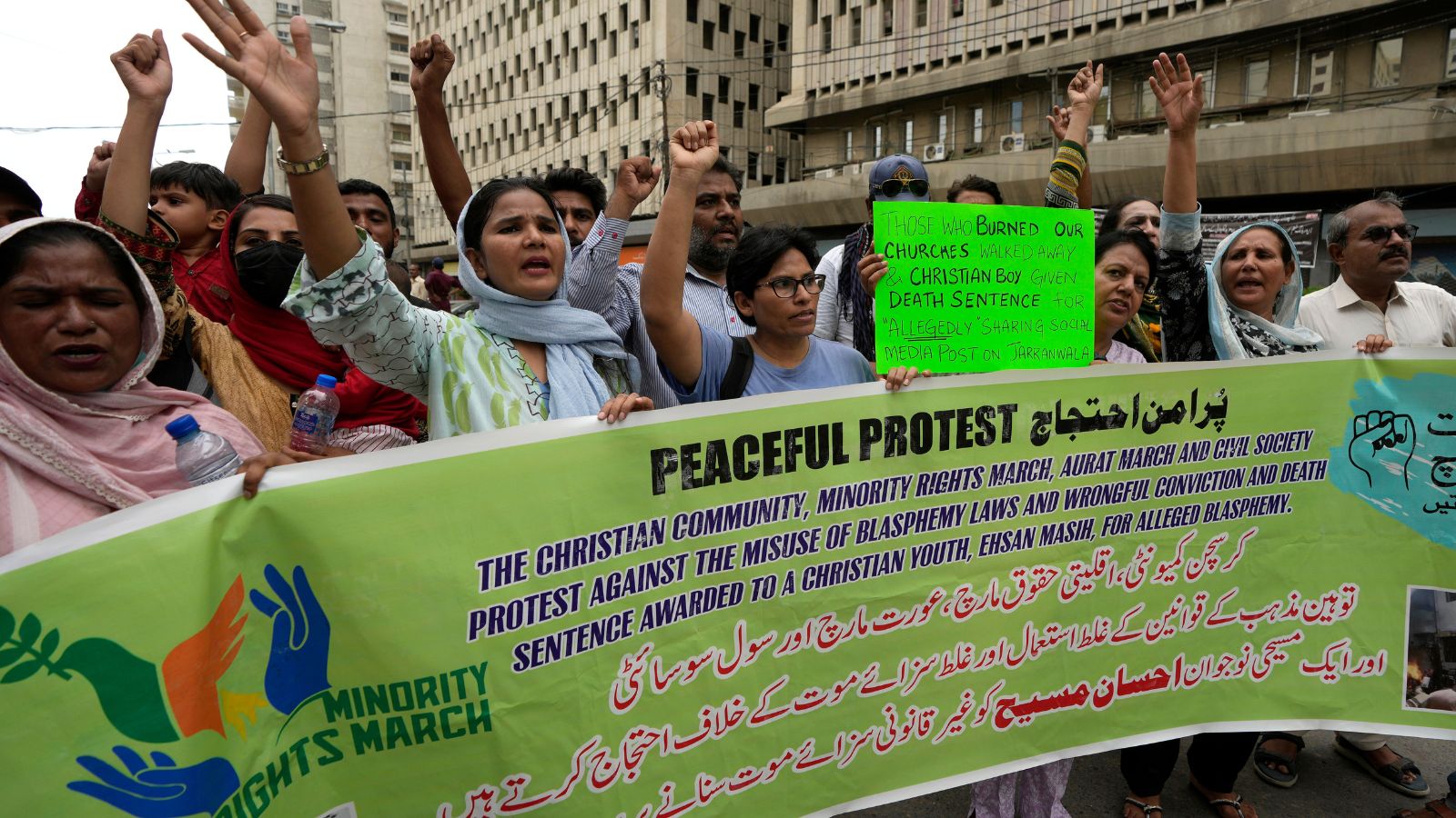 Dozens Rally In Pakistan After A Christian Man Is Sentenced To Death ...