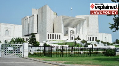 The Supreme Court of Pakistan has the final say in cases under Article 17, which talks about bans on political parties.