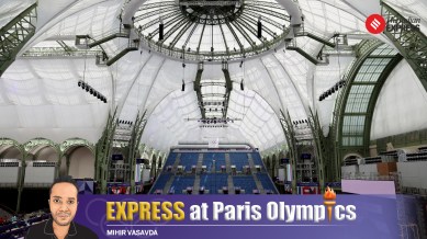 General view of the Grand Palais ahead of Paris 2024 Olympics