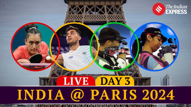 Paris Olympics 2024, India Day 3 Live Updates: Follow all the sporting action from Paris