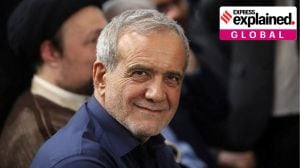 Masoud Pezeshkian Iran President smiles