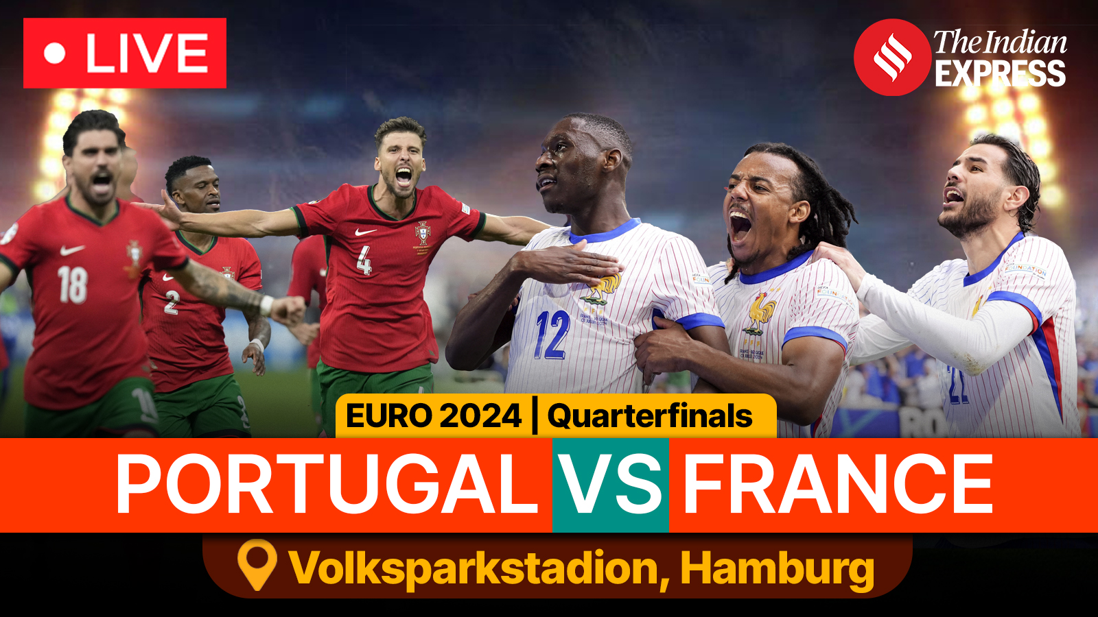 Portugal x França, resultado ao vivo do EURO 2024: Ainda sem gols aos 40 minutos, apesar da França dominar o jogo |  Notícias de futebol
