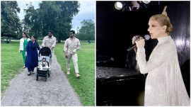 Ram Charan and his family attended the Paris Olympics opening ceremony, which featured a performance by Celine Dion