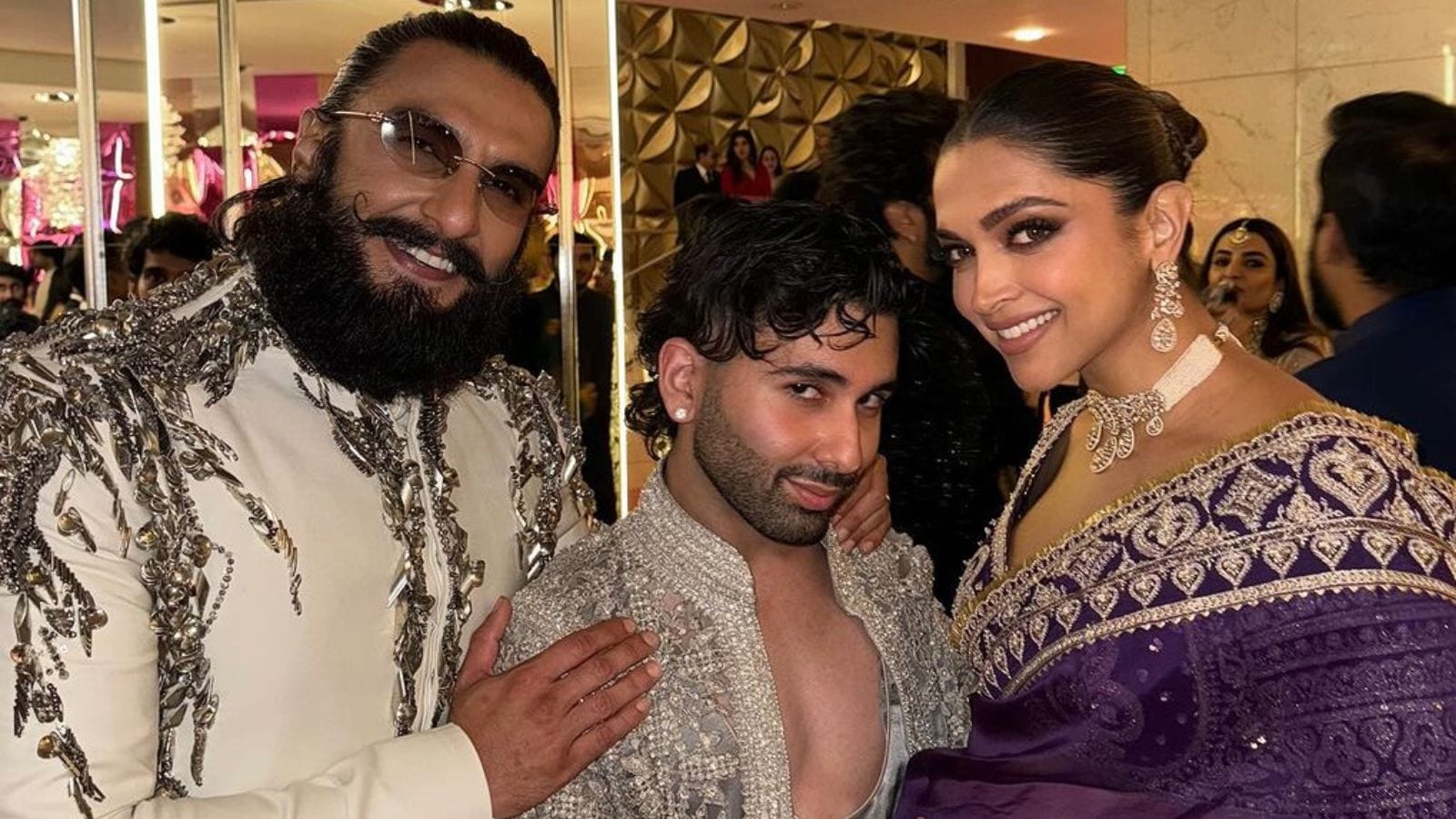 Orry cradles Deepika Padukone’s baby bump in new pic from Ambani bash ...