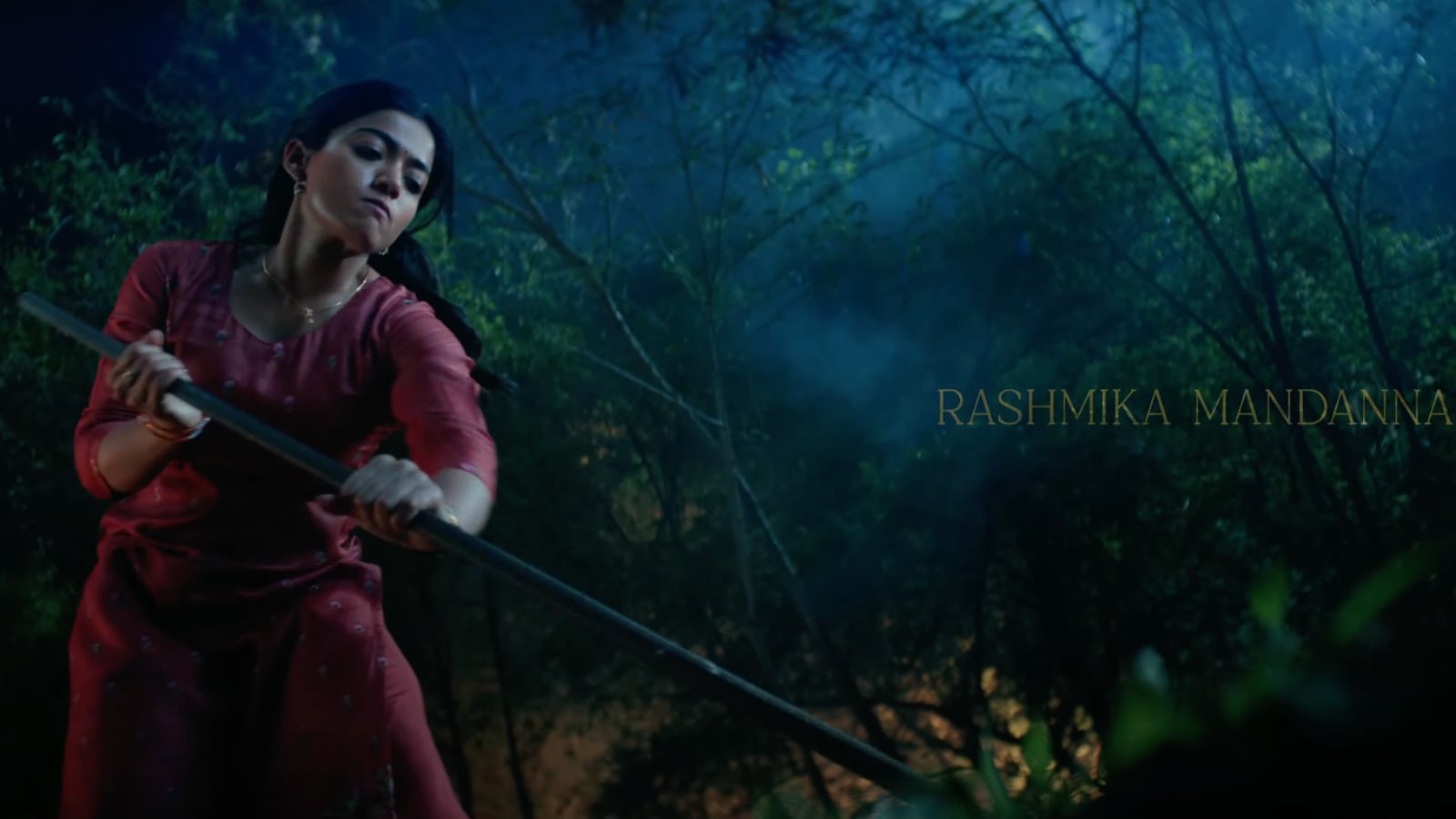 Rashmika Mandanna in the promo of Kubera