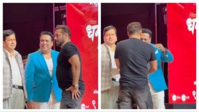 Salman Khan dances a bit with Govinda at Dharmaveer 2 trailer launch, a fan says he is “waiting for Partner 2”. Watch | Bollywood News