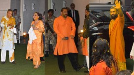 Salman Khan- Ranveer Singh- Anil Ambani- Tina Ambani- Anant Ambani haldi