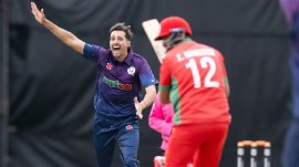 charlie cassell scotland 7 wickets ODI debut