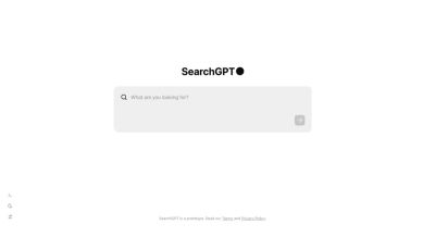 OpenAI says SearchGPT is a prototype.
