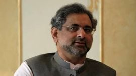 Former Pakistan Prime Minister Shahid Khaqn Abbasi