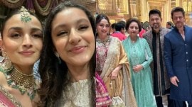 Mahesh Babu's daughter Sitara poses with Alia; Dr Shriram Nene drops new photos wit SRK, Gauri, Aishwarya Rai Bachchan from the Ambani wedding.