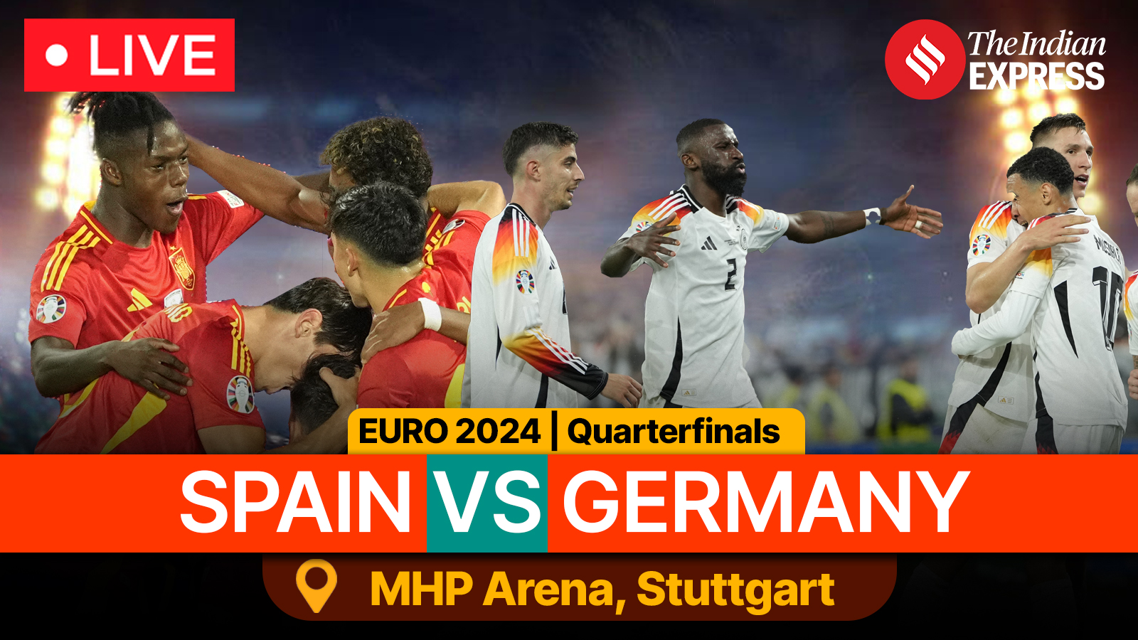 Spain vs Germany, EURO 2024 Live Score: ESP vs GER 0-0 (18 minutes) quarterfinal of Euro 2024