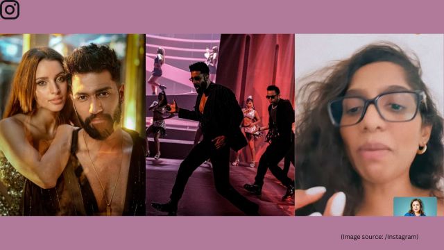 Jamie hopped on the ongoing "Tauba Tauba" trend (Image source: @vickykaushal09, @its_jamielever/Instagram)