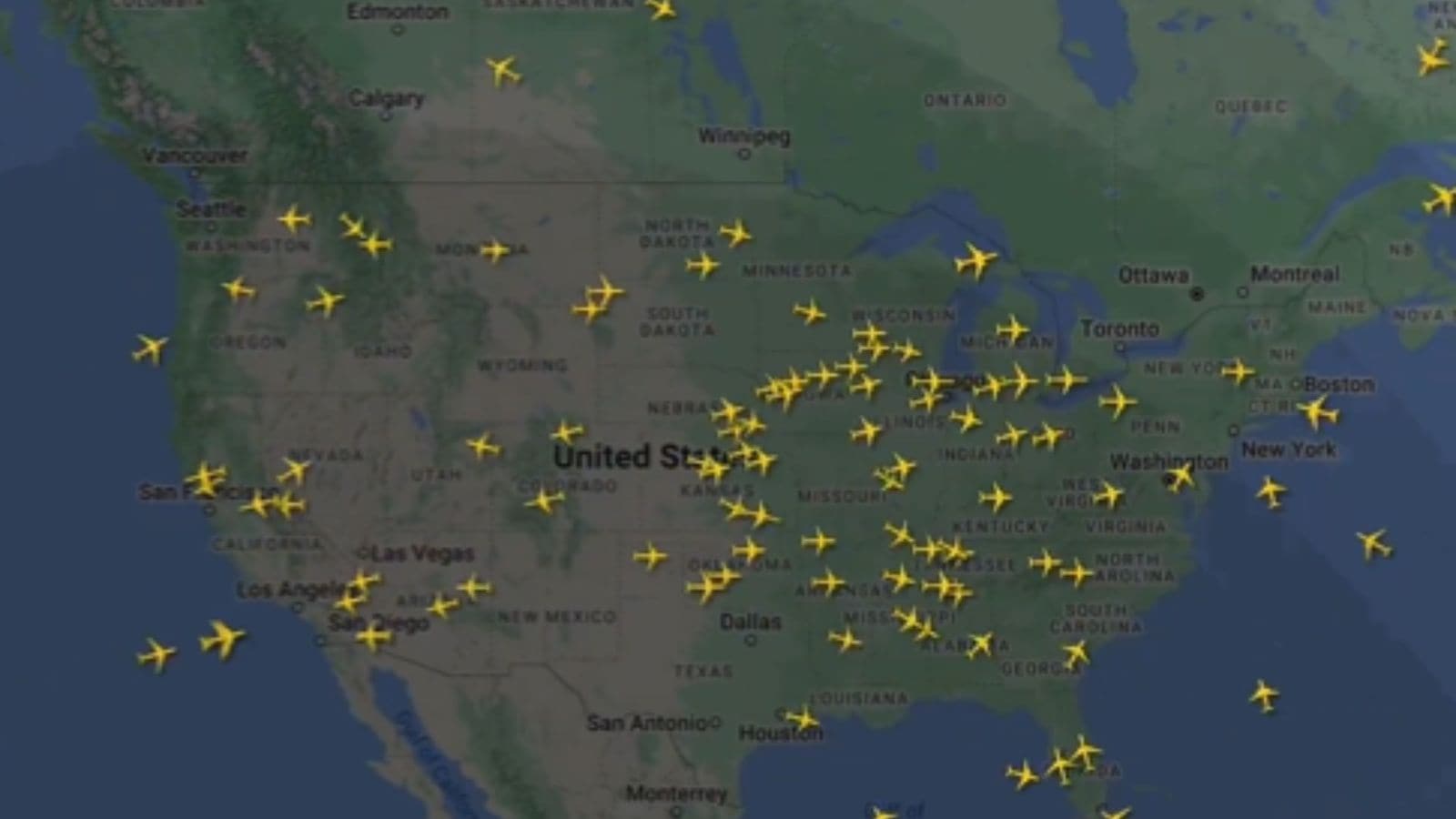 Watch Time Lapse Map Shows Microsoft Led IT Outage S Impact On US Air US Airlines