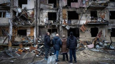 Russian attack in Ukraine.