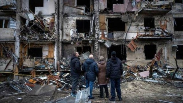 Russian attack in Ukraine.
