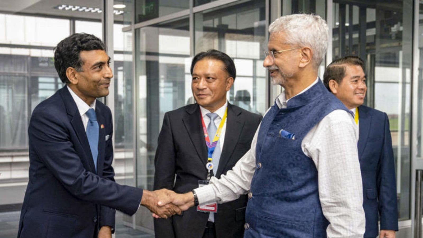 External Affairs Minister S Jaishankar arrives in Vientiane, Laos to participate in ASEAN meetings. (PTI Photo)