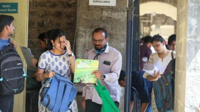 Students checking their JEECUP 2024 seat allotment results online, ensuring they meet deadlines for fee payment and document verification to secure their admissions.