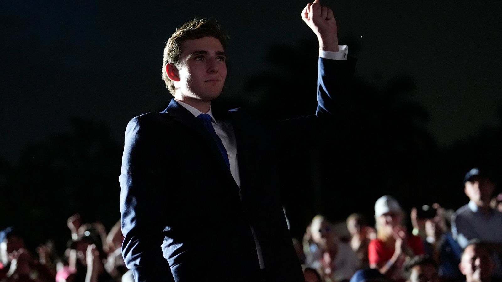 Watch: Barron Trump receives standing ovation at father Donald Trump’s rally