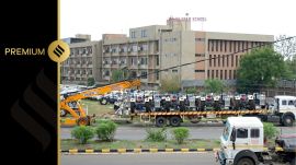 Jay Jalaram School in Parvadi, Godhra. (Express Photo by Bhupendra Rana) NEET