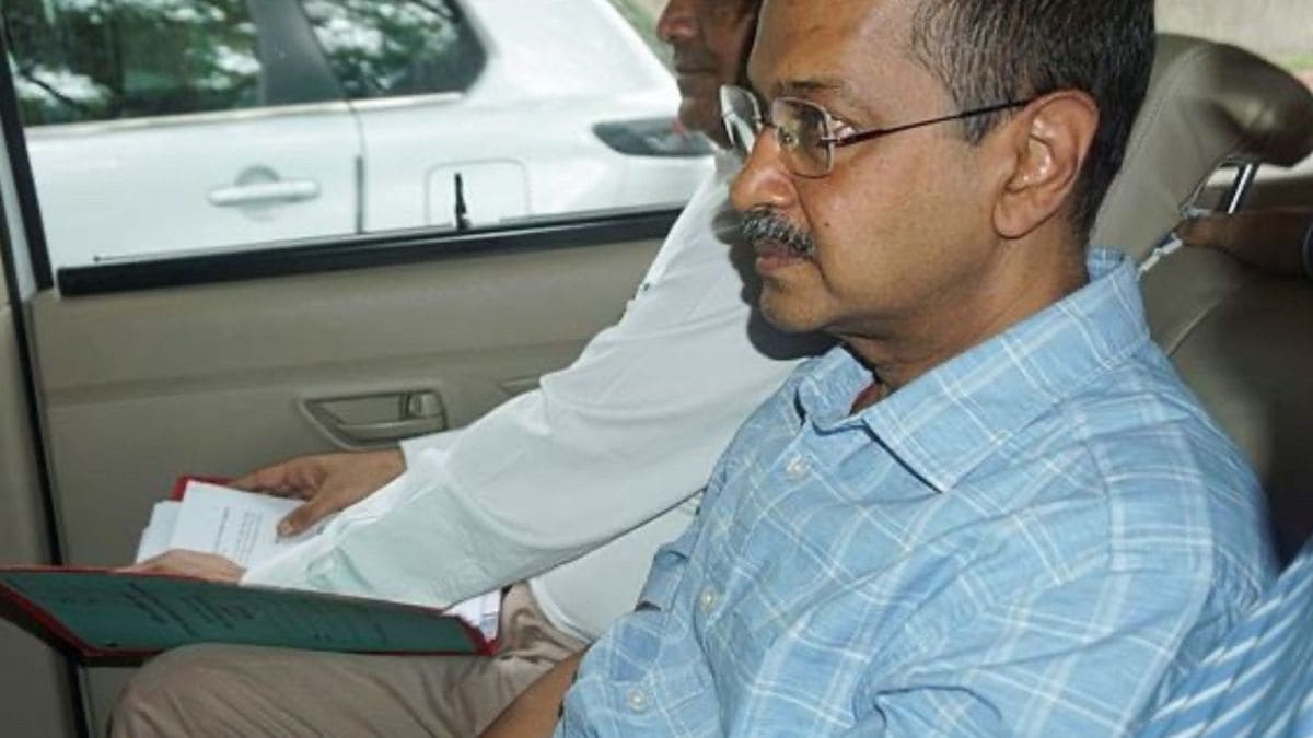 Delhi CM and AAP leader Arvind Kejriwal being brought to a court by CBI officials in connection with a money laundering case related to the Delhi liquor policy, in New Delhi, Saturday, June 29, 2024. Excise policy