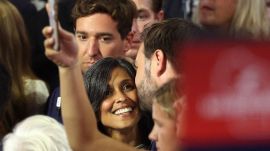 Usha and JD Vance met while both were law students at Yale University. Married since 2014, they live in Cincinnati with their three children. Their first son, Ewan Blaine, was born in 2017, and their third child arrived in December 2021.