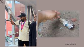 Team India's grand welcome, MS Dhoni and Sakshi's wedding anniversary and more. Take a look at the top five viral videos today