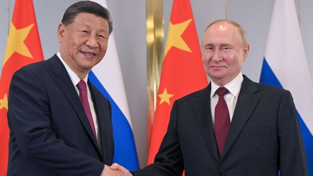 Chinese President Xi Jinping and Russian President Vladimir Putin