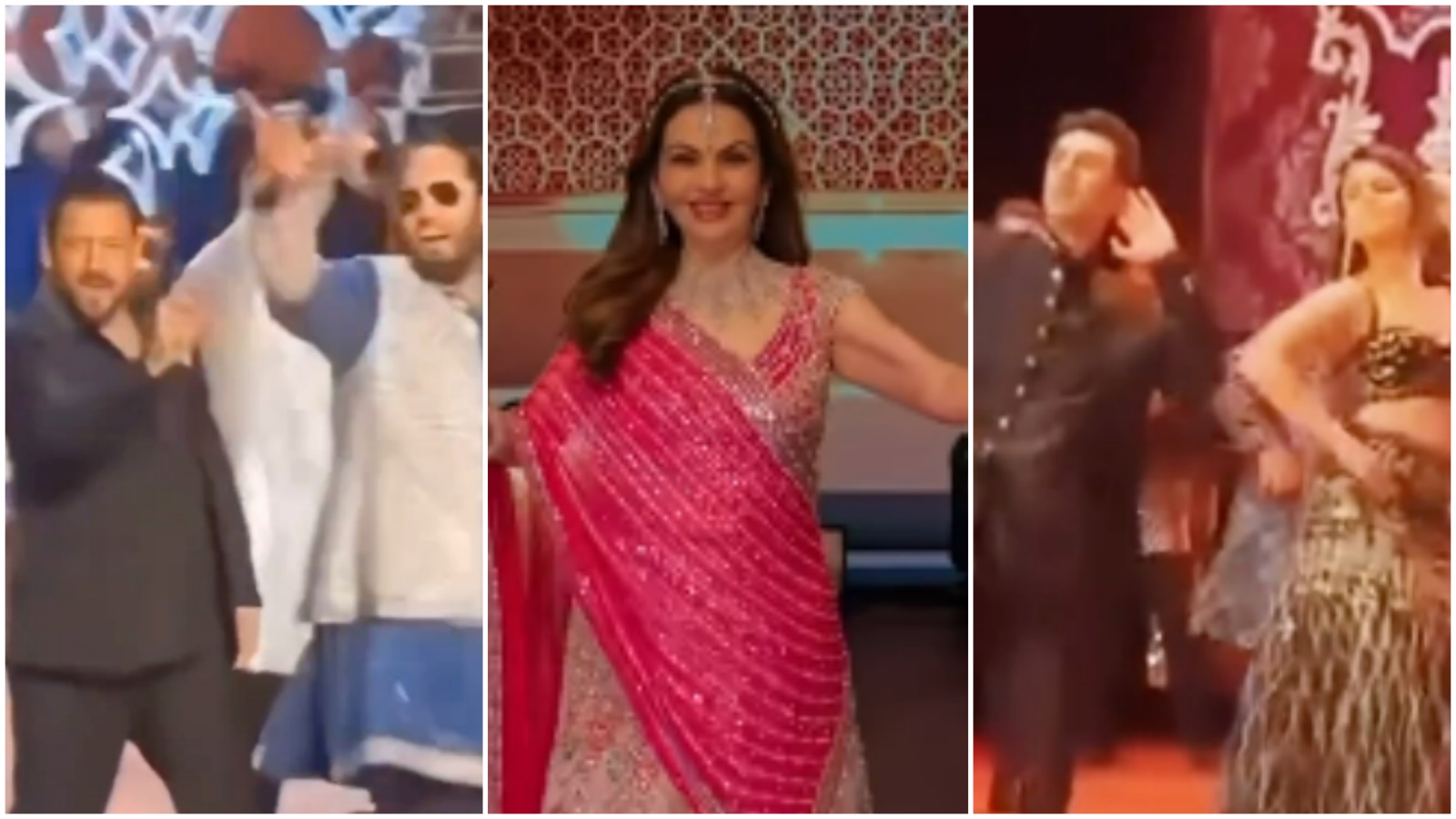 Alia Bhatt and Ranbir Kapoor dance thumkas together at Anant Ambani-Radhika Merchants Sangeet, Ranveer Singh sets the stage on fire. Watch inside videos | Bollywood News