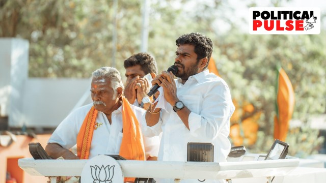 Tamil Nadu BJP chief K Annamalai campaigning during the Lok Sabha elections. (Photo: K Annamalai/ X)