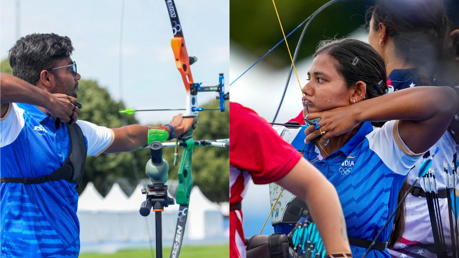 Paris Olympics Dhiraj Bommadevara, Ankita Bhakat shine in Archery