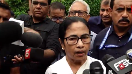 After walking out, Banerjee went on to slam the Union Budget, calling it 'biased'. She also reiterated her stance on bringing back the Planning Commission.