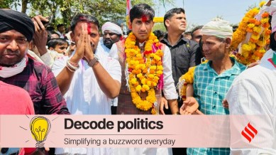 The BAP, which was founded by first-time MP from Banswara Rajkumar Roat, had included the demand for Bhil Pradesh in its Lok Sabha poll manifesto and said it would be the party’s focus after the elections. (Photo: Rajkumar Roat/ Facebook)