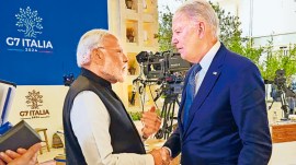 PM Modi meets Joe Biden at the G7 Outreach Summit, in Italy India US cultural property pact, UNESCO, UNESCO World Heritage Site, smuggled antiquities, UNESCO heritage sites, Afghanistan, China, Cambodia, Egypt, Greece, Italy, Jordan and Turkey, Indian express news, current affairs