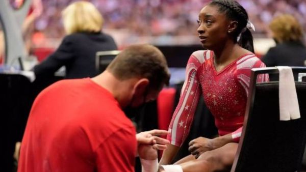 Paris Olympics: Back with a bang, Simone Biles rises above ankle & calf ...