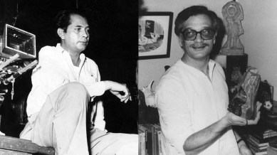 Bimal Roy (left) changed the course of Gulzar's (right) career