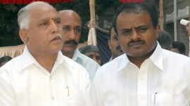 bjp jds bengaluru mysore prtest march