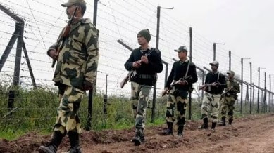 BSF firing Bangladeshi smugglers injured