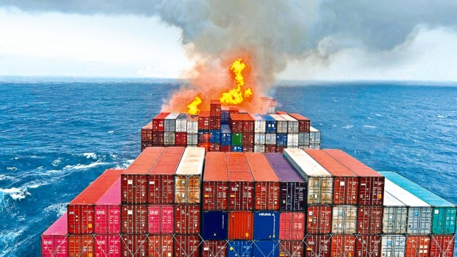 cargo ship fire, cargo ship fire near goa, coast guard, Indian Coast Guard, Coast Guard rescue operation, Indian express news, current affairs