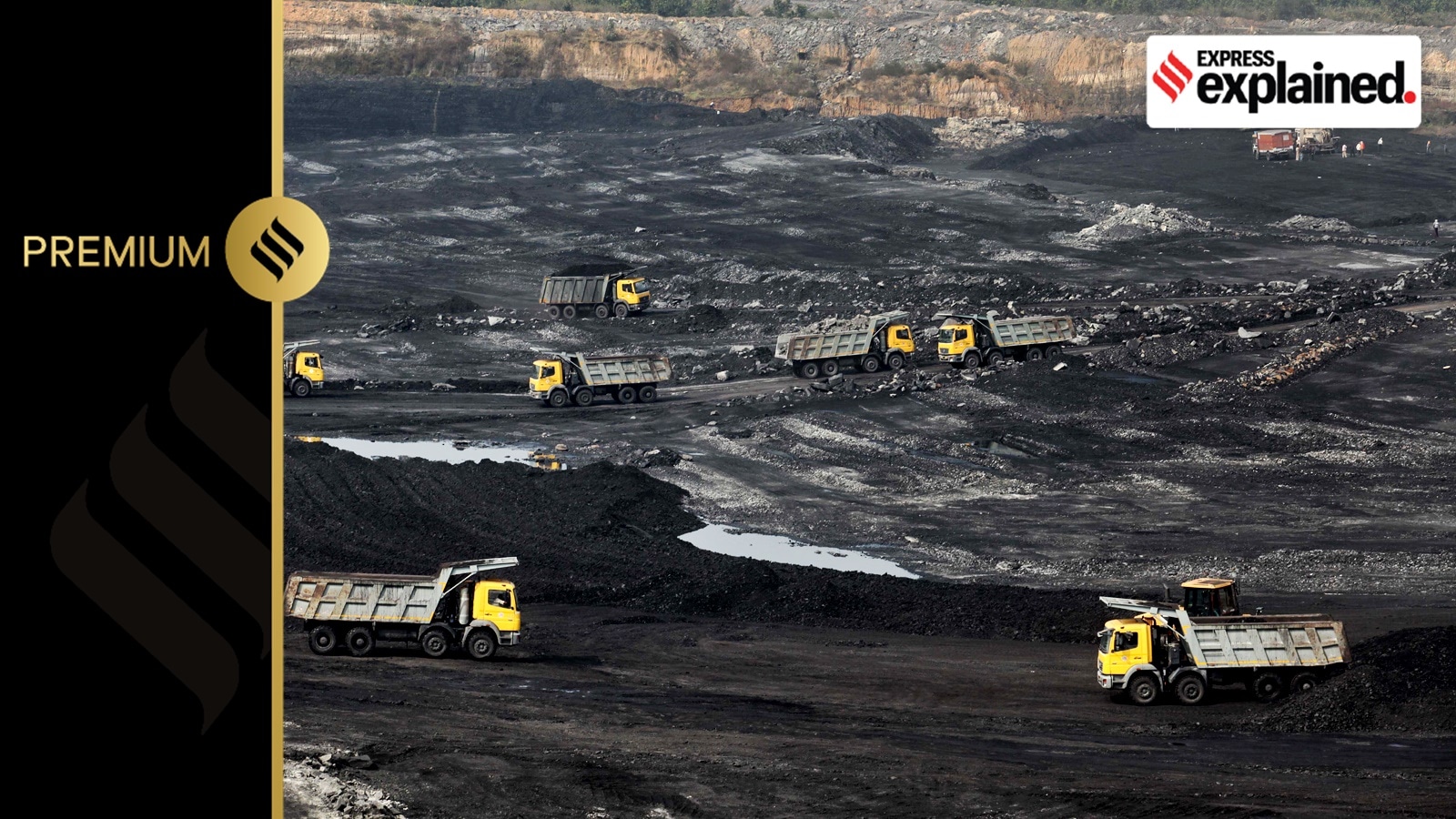 An open cast coal mine of the Central Coalfields (CCL) subsidiary of Coal India Limited, located in Chatra district in Jharkhand.