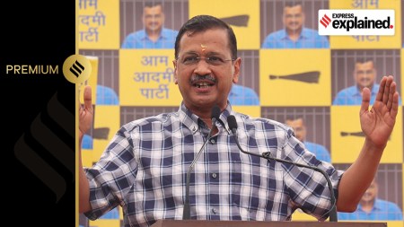Delhi Chief Minister Arvind Kejriwal speaks during a press conference at the Aam Aadmi Party office in New Delhi on May 11, 2024.