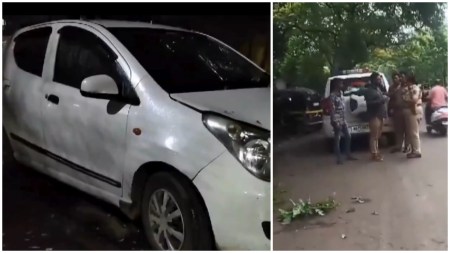 Using clues from CCTV footage, the police traced the driver based on the vehicle's registration number and arrested him. (Screengrab)