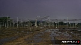 cover_c4a7ad A massive stampede took place during a 'satsang' (religious congregation), in Sikandara Rao area in Hathras district, Wednesday, July 3, 2024. (Express Photo)